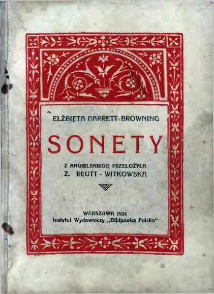 Sonety (Barrett Browning, 1924)/całość